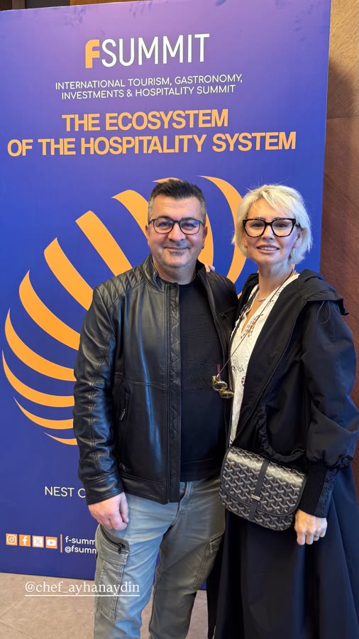 Birgül Öztürk, F Summit gastronomi ve turizm zirvesinde