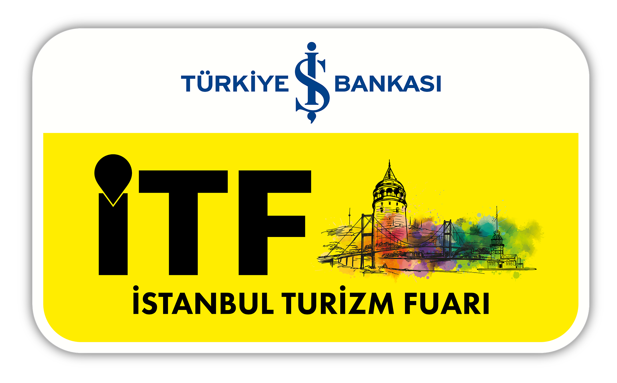 Türkiye İş Bankası İTF — İstanbul Turizm Fuarı logosu